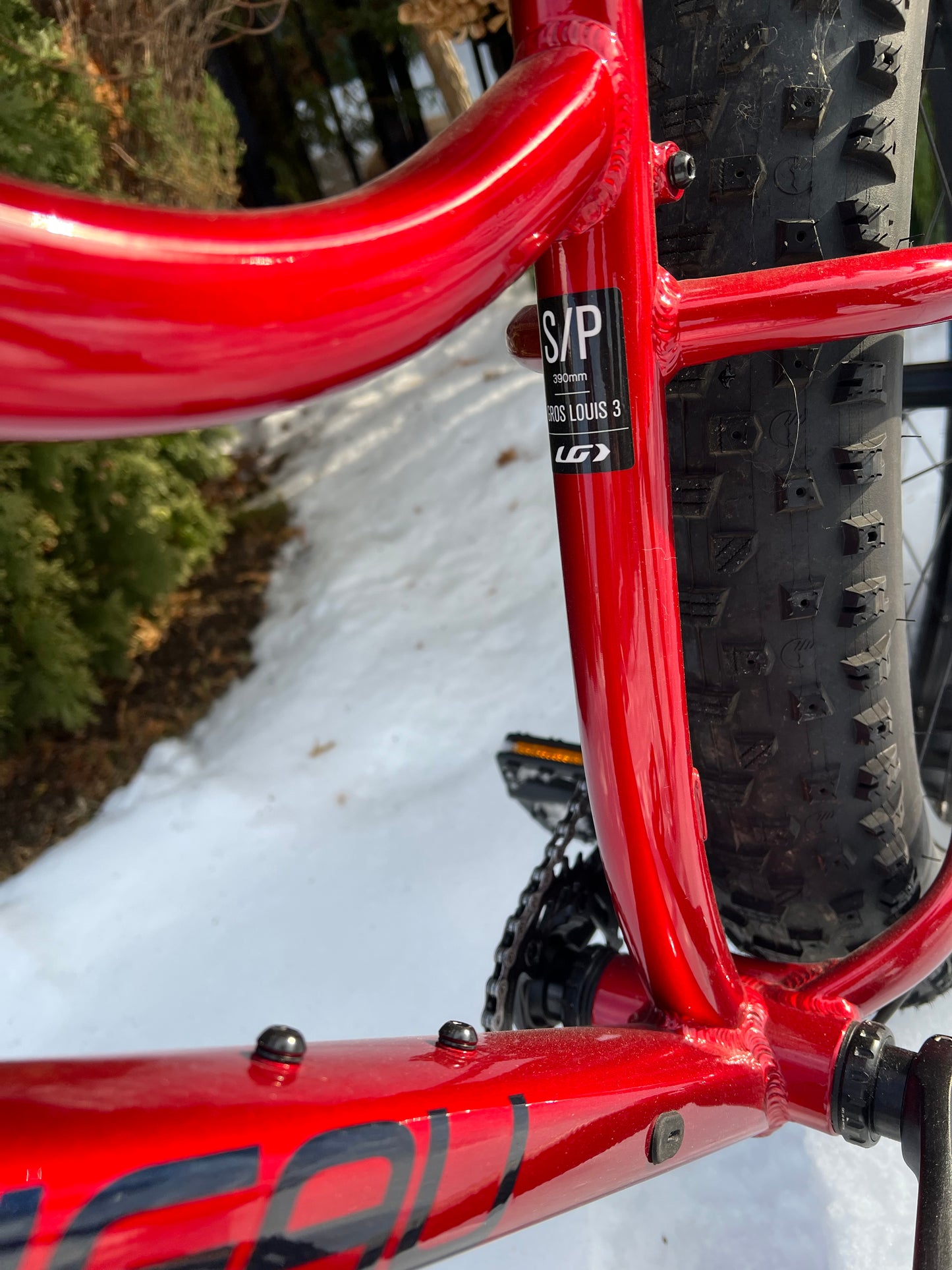 Louis Garneau Gros Louis 3 Fat Bike - 2023 - Small - Stud ready fat tires